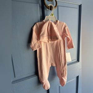 Little Me pink baby onesie